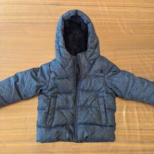 2T boys blue North Face Toddler Moondoggy Down Jacket